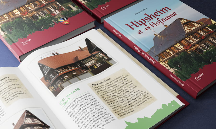 Livre Hipsheim et ses Hofname, par Constant Klein
