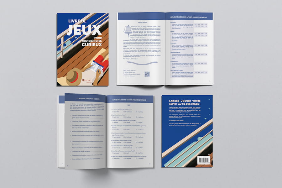 Livre de jeux pour croisiéristes curieux, en version française
